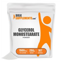 벌크 서플리먼트 글리세롤 모노스테아레이트 분말500g, 1개, 기본