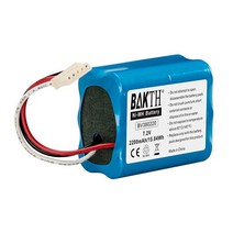 BAKTH Real Capacity 2200mAh 7.2V NiMH 교체용 배터리 iRobot Braava 380 380T 390T Mint 5200 5200B 5200C 진공 청