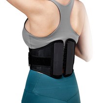 닥터웰 바디크레인 허리보호대 복대 강약조절 의료기기 S / M / L / XL, L(35~40inch)