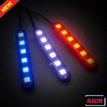 12V-24V LED 싸이키 스트로브라이트 모듈내장 자동차선물용품 차꾸미기 풋등 차량용품 무드등 차용품 자동차악세사리용품 자동차용품, 레드LED