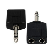 케이블마트 오디오케이블 스피커 음향 커넥터 모노 스테레오 캐논 TRS TS XLR RCA 3.5 5.5 6.3 이어폰 마이크 크기 변환 젠더 ㄱ자 꺾임 연결잭 커넥터, HA50-4 ST5.5 Y잭