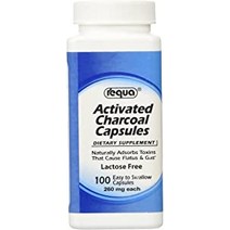 Requa 활성탄 260 mg 100개, 1개
