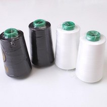 짱패브릭 재봉사-무형광오프화이트 블랙(수출용고급원사), 블랙