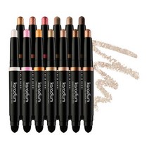 [카라디움] [1+1] 샤이닝 펄 섀도우 스틱, 색상:06호 초콜렛브라운 / 색상2:12호 브론즈스타, 상세 설명 참조