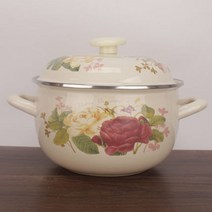 곰솥 법랑 뚜껑포함 16cm5종 24cm5종 실리트냄비, C14-특별한애정, T03-18cm(1개)