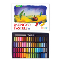 문교 사각파스텔, 64색, 7개