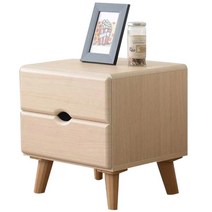 제이디퍼니처 고급 2단 협탁 서랍형, 메이플