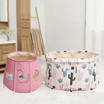 국내배송 예쁜욕조 목욕통 욕실욕조 미니풀장 성인욕조 어린이욕조 반신욕 이동식반신욕조 아뜨아뜨안심사우나 후끈후끈핫스파 헨리욕조 성인접이식욕조 이동식욕조 스위마바 인싸주부, 대형욕조 - 선인장, 1개