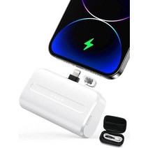 캠핑파워뱅크 휴대용파워뱅크 올인원파워뱅크 NEWDERY 미니 휴대용 충전기 아이폰 호환 13 14 11/12 프로 맥스 아이패드 PD 보조베터리 고속 충전 여행용 배터리 팩 660, [01] WHITE, 1.WHITE