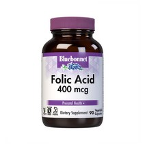 블루보넷 엽산 Folic Acid 400mcg 90베지캡슐