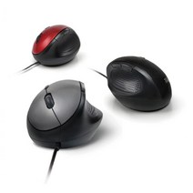 저소음 유선 버티컬 마우스 손목편한 사무실 스터디카페 그립감 회사원 고시원용 독서실 경량 usb 도서관 배그 게임 직장인, 레드