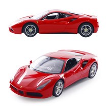 라스타 1:14 스케일 페라리 488 GTB RC카, 레드