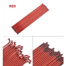 186 188 259 235mm 261 292 294mm 스테인레스 스틸 MTB 산악 자전거 스포크 도로 휠 휠셋 림 부품, 09 186mm red