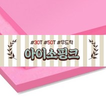 아이소핑크 50T 6장, 단품