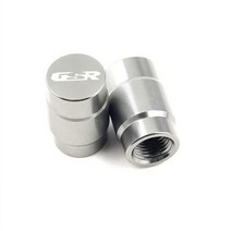 Suzuki GSR 750 600 400 GSR400 GSR600 GSR750 8MM 오토바이 액세서리 CNC 알루미늄 M8 스윙 암 스풀 슬라이더 스탠드 나사, valve caps-gray