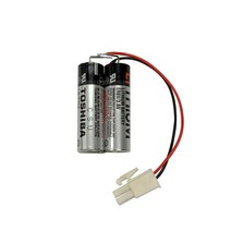 도시바 ER6V 2N 병렬 3.6V 4000mAh AMP-2P PLC배터리 오므론 OMRON 호환배터리, 1개입