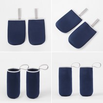 물병 물통 주머니 보틀 파우치 가방 2P 750ML 네이비