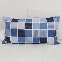 이솔홈 대쿠션 등쿠션 헤드쿠션 커버 모음, 프레임 대쿠션 커버 02_블루