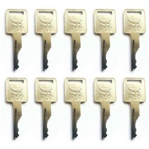 자동차키 스마트키밥캣 점화 스타터 스위치에 맞는 10 PCS 키 스키드 스티어링 트랙 로더 미니 굴삭기 MT5, 한개옵션0