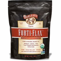 Barleans Organic Forti-Flax 프리미엄 그라운드 아마씨 오메가-3 리그난 및 섬유질의 천연 보충제 공급원 - 비건 GMO 프리 글루텐 프리 - 414ml(14온스), 14 Ounce (Pack of 1), 1개