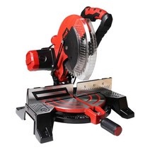 슬라이딩 각도절단기 고속절단 10 인치 전기 톱 알루미늄 기계 220V/1800W 다기능 원형 45도 절단 연귀기, 01 Withou Blade