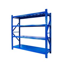 철재 팬트리선반 조립식 물류 공장 창고 선반, 2.0m 블루 3단, 240KG 120x40x200