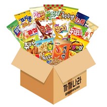 까까나라 농심+크라운 과자 간식 스낵 선물세트 15p, 1개