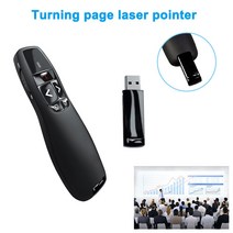 Mingjin PPT 발표를위한 2.4Ghz USB 무선 발표자 빨간불 포인터 원격 제어