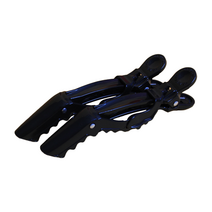 [정품][공장 직배송] 쪼야 미용실 집게핀 블랙 화이트 악어핀 헤어클립 헤어핀셋, 1세트 2개