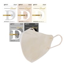 에코윈디 새부리형 황사 방역 숨 쉬기 편한 KF94 10매 개별포장, 디센트KF94(아이보리)10매입