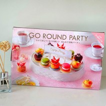 회접초밥기계 기차 빙글 트레이 미니 가정용 대형 회전식 업소용 자동 회전 디저트 기계 회전 초밥 기계 케이크 스낵 디스플레이 테이블 랙 파티 베이킹 장식 용품, 정품 화이트 디저트 머신 - 배터리 모델 드라이버