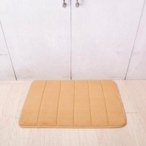 기타 바보사랑[리빙톡톡]DK-833메모리폼 벨벳 발매트 카멜 1P 현관 거실 주방