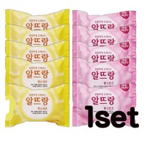 LG알뜨랑핑크140g 5개 + LG알뜨랑옐로우140g 5개, 1세트