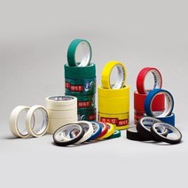 금성케이엔티 국산 칼라 마스킹테이프 사이즈 색상별 모음, 1개, 녹색 50mm
