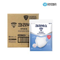 크리넥스 KF94 라이트핏 마스크 대형 1PX40개, 1세트, 화이트, 상세설명 참조