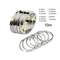 10m 18650 21700 리튬 이온 배터리 니켈 시트 플레이트 니켈 도금 스틸 벨트 스트립 커넥터 스폿 용접 18650 배터리 용접기, 0.15x10mm