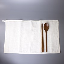 반애썸 무형광 키친크로스 소창행주(27X47cm) 2겹 3겹 카페행주 테이블매트 티매트, 1장, 정련 2겹 소창키친크로스(27X39)/고리