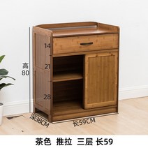 주방 미닫이수납장 엔틱 원목찬장 옛날 레트로 그릇장 조립식, AP.이문다색대 3단 59개 + 쌍문