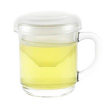 럭키글라스 필터 뚜껑 머그잔 300ml 1p, 1