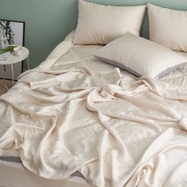 풍기인견 침대패드 어린이 여름이불 홑이불 퀸사이즈 국내산 여름이불 베개커버 패드, 토퍼 Q-블랙