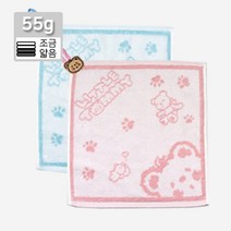 송월타월 송월 뽀로로 카카오톡 동물 캐릭터 어린이집 고리수건 핸드타월, 1장, 선택31) 토미 무연사 고리타올_블루