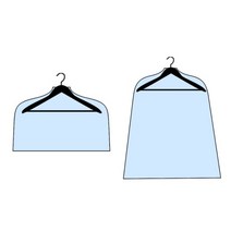 pvc 옷커버 투명 비닐 옷카바 의류 매장 옷 보관 덮개 s 10매, PVC 롱커버 M (50x70cm), 10개