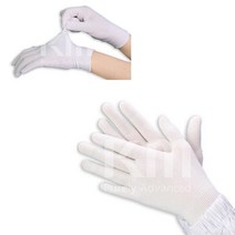 전자부품 미세조작 크린룸 얇은 속장갑 10p 통기성 펩 제약