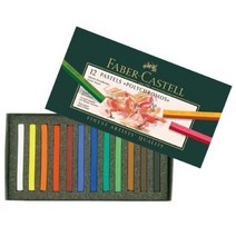 파버카스텔 전문가용 사각파스텔 12색세트 128512, 없음