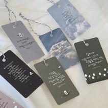 [문구] 캘리그라피 말씀책갈피 / 배경ver, [히3:4] 만물을지으신이는