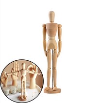 목각인형 20cm 원목 뎃생 나무 인체 스케치 구체 관절 인테리어 장식소품 공방 미술학원