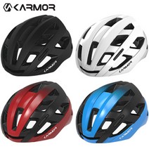 카머 브리오 자전거헬멧 성인 여성 남성 빅사이즈 아시안핏 큰머리 두상, 4. 레드/블랙