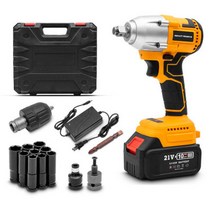 21V 충전임팩드라이버/임팩렌치 소켓 세트/배터리1개