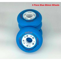 4 pcs 92a 인 롤러 스케이트 휠 72mm 76mm 80mm 슬라이딩 롤러 스케이트 rodas 웨이브 보드 캐스터 보드 스트리트 서핑, 4 조각 80mm 파란색, 04 4 piece 80mm Blue