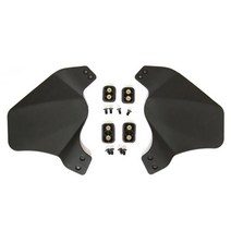 빠른 헬멧 21mm 튜브 마운트 손전등 클램프 airsoft 전술 홀더 귀 보호 얼굴 보호, 검은색